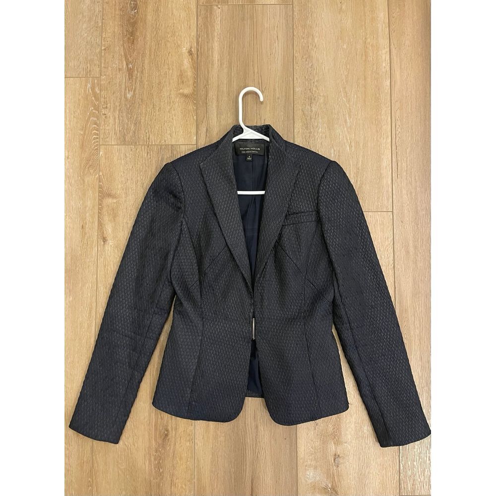 Hilton Hollis Women's Textured Blazer Size 4‎